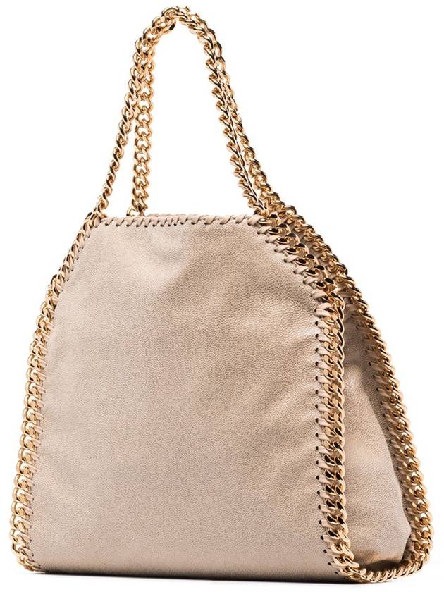 gold Falabella mini tote bag butter cream - STELLA MCCARTNEY - BALAAN 4