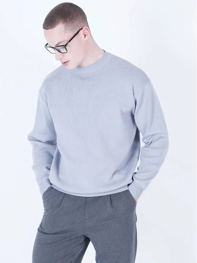 Hazy Cashmere Round Knit Sky - CHANCE'S NOI - BALAAN 3