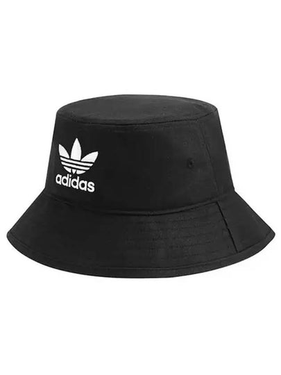 Trefoil Logo Bucket Hat Black - ADIDAS - BALAAN 2