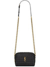 Cassandre Carre Mini Camera Cross Back Black - SAINT LAURENT - BALAAN 1