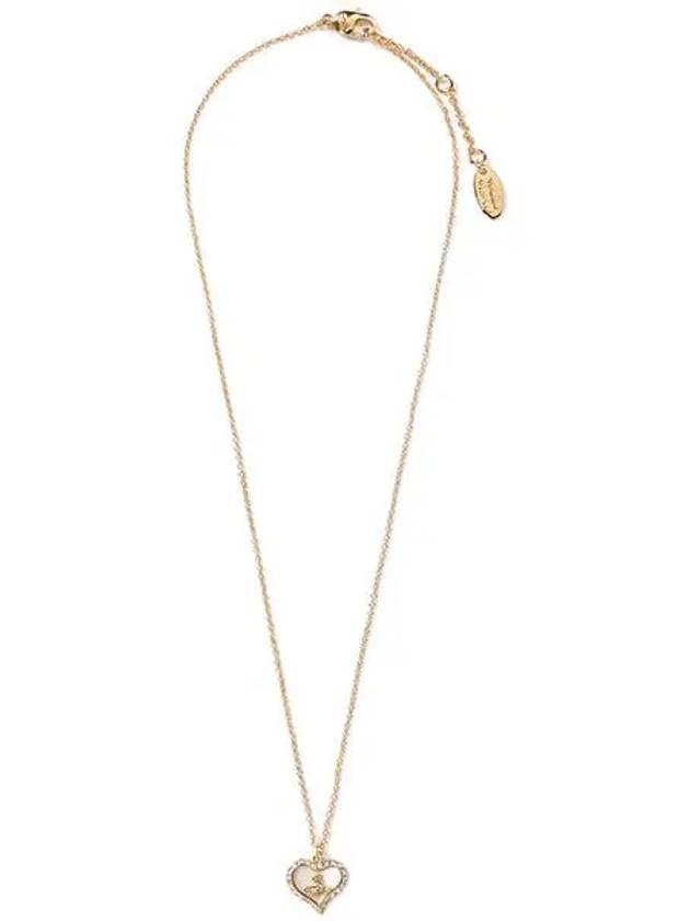 Petra Heart Logo Necklace Gold - VIVIENNE WESTWOOD - BALAAN 3