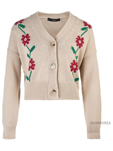 Women s Teulada Cotton Cardigan 001 - MAX MARA - BALAAN 1