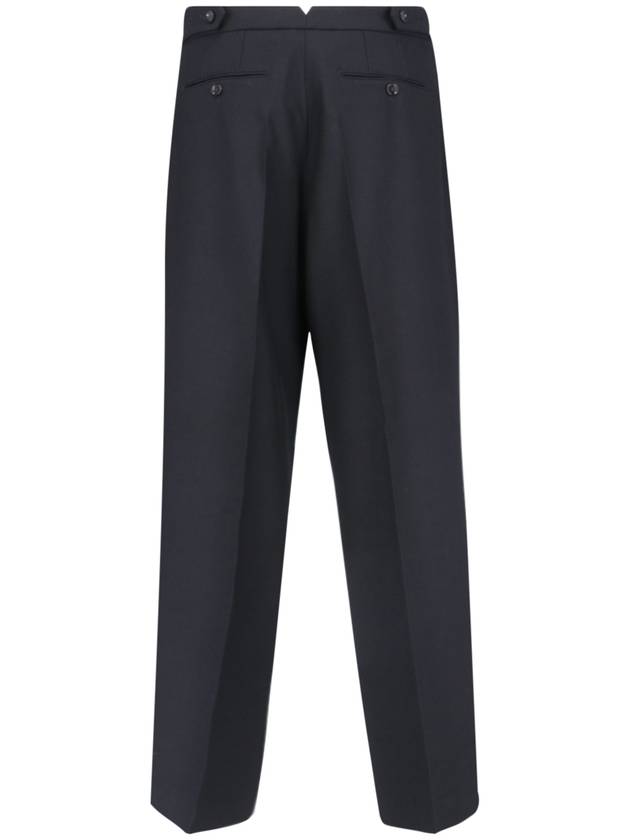 Wool Straight Pants Black - AMI - BALAAN 3