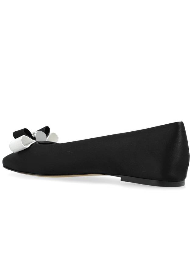 Casadei Satin Ballet Flats With Appliqué, Women's, Black - CASADEI - BALAAN 5