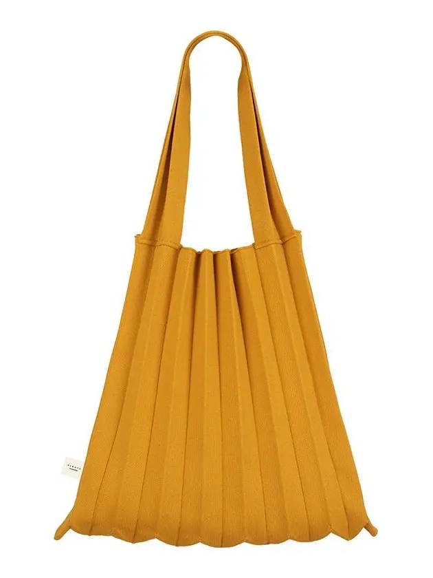 Shoulder bag jacquard mustard - PLEATSMAMA - BALAAN 6