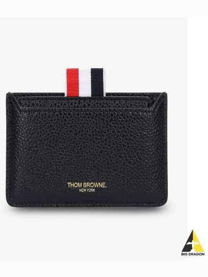 Pebble Grain Leather Mirror Case Black - THOM BROWNE - BALAAN 2