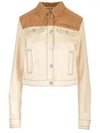 Logo Print Two-Tone Jacket Ivory - MARNI - BALAAN 2