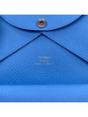 Calvi Duo Compact Card Wallet Blue - HERMES - BALAAN 6