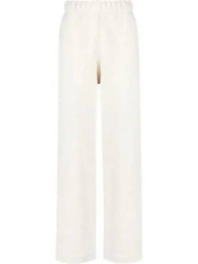 Isoli Cotton Blend Track Pants Ivory - GANNI - BALAAN 2