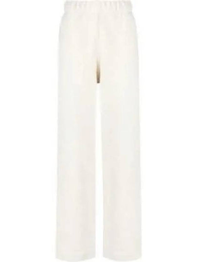 Isoli Cotton Blend Track Pants Ivory - GANNI - BALAAN 2