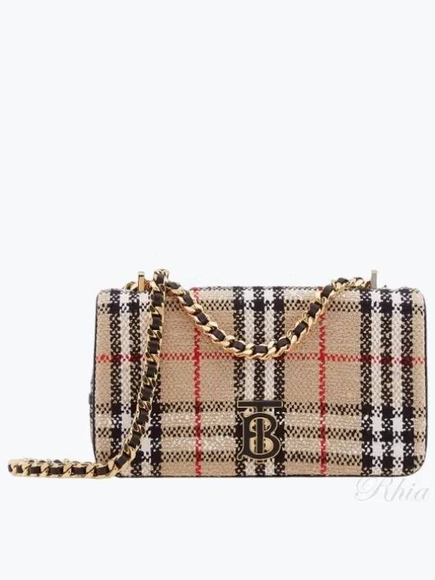 Boucle Lola Vintage Check Small Cross Bag Beige - BURBERRY - BALAAN 2