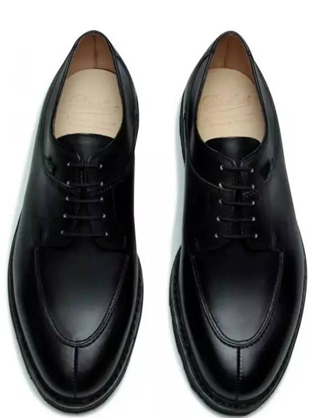 Avignon Griff Noire Lis Noir Derby Shoes - PARABOOT - BALAAN.