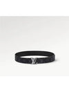 Men's LV Pyramide 40MM Leather Belt Black - LOUIS VUITTON - BALAAN 2