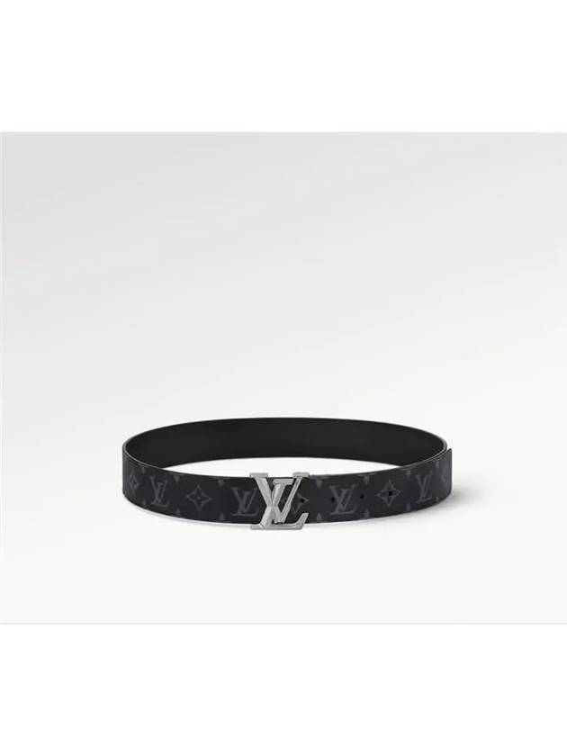 Men's LV Pyramide 40MM Leather Belt Black - LOUIS VUITTON - BALAAN 2