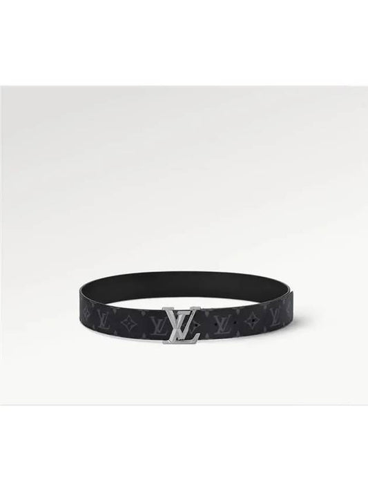 Men's LV Pyramide 40MM Leather Belt Black - LOUIS VUITTON - BALAAN 2