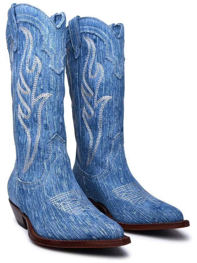 Sonora Light Blue Denim Boots - SONORA - BALAAN 2