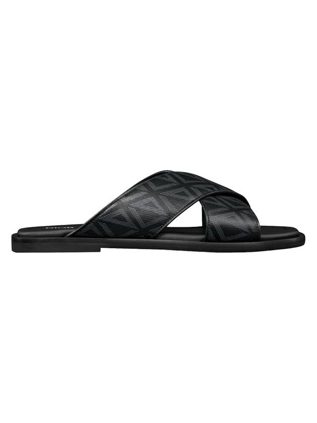 CD Diamond Alias Slipper Black - DIOR - BALAAN 1