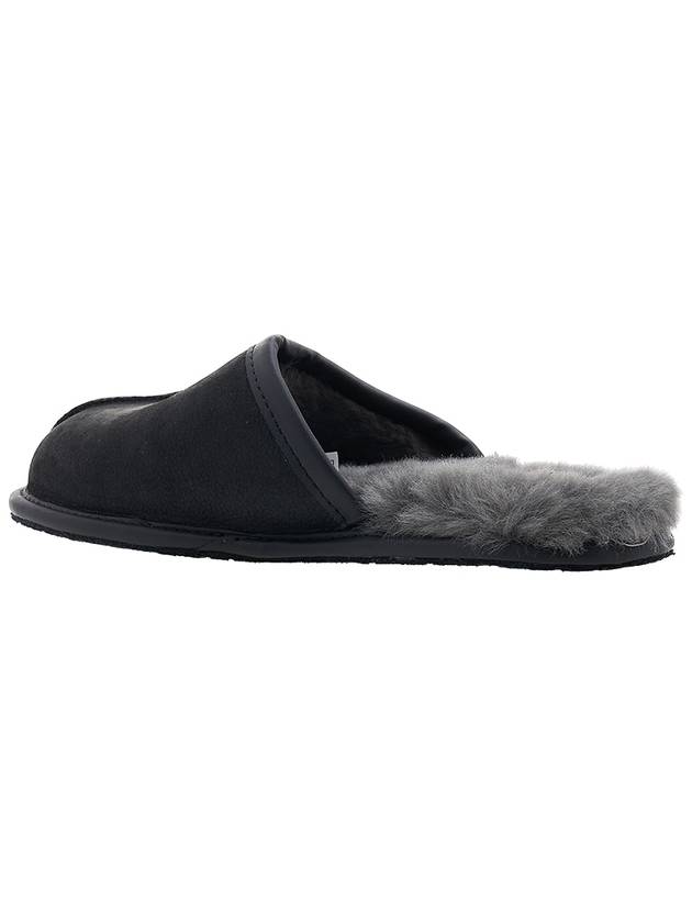 Scuff Leather Slippers Black - UGG - BALAAN 4