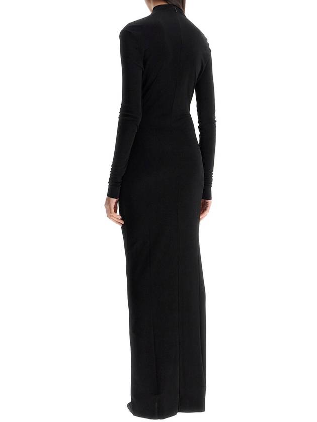 maxi dress with high neck slim black - KATE - BALAAN 3