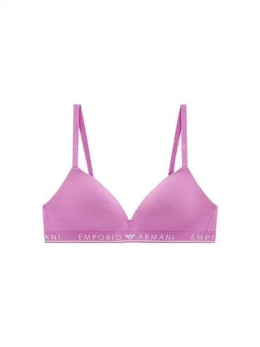 UNDERWEAR Women s Line Logo Band Triangle Bra Purple 270236 - EMPORIO ARMANI - BALAAN 1