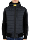 Gordon Hybrid Padded Zip-Up Jacket Black - PARAJUMPERS - BALAAN 3