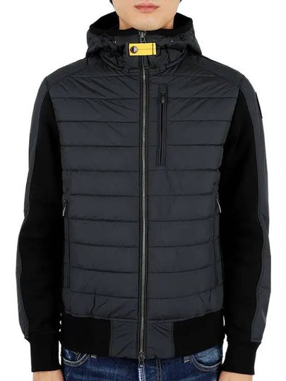 men's Gordon down padded hooded jacket black PMHY FP01 541 - PARAJUMPERS - BALAAN 2