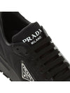 Prax 01 Re-Nylon Brushed Leather Low-Top Sneakers Black - PRADA - BALAAN 9