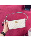 GG Marmont Shoulder Bag White - GUCCI - BALAAN 5