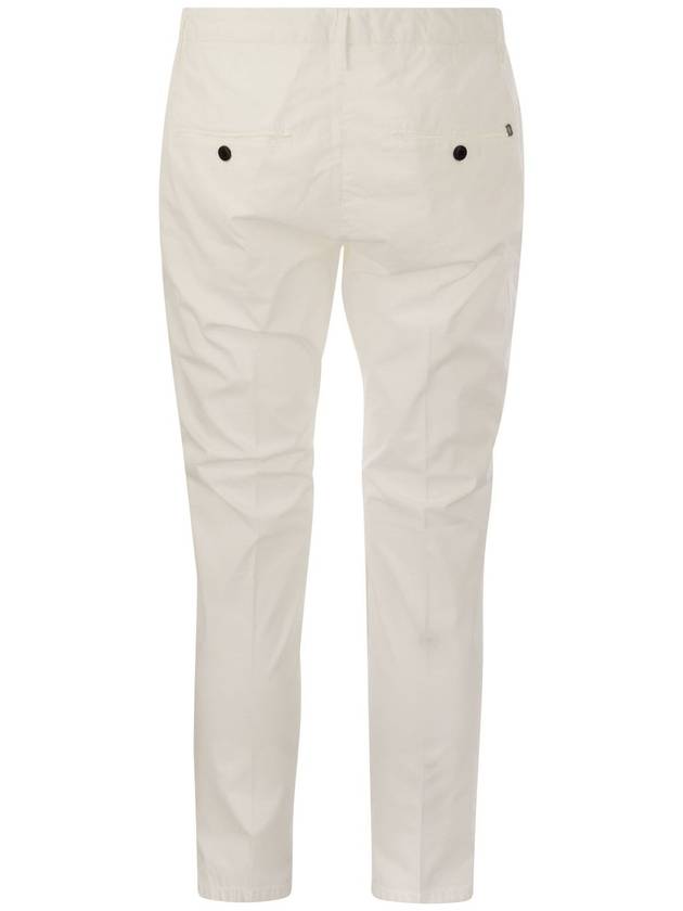 Straight Pants UP518 PSE025U PTD DU 000 WHITE - DONDUP - BALAAN 3