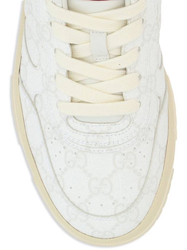 Re Web Low Top Sneakers Beige White - GUCCI - BALAAN 5