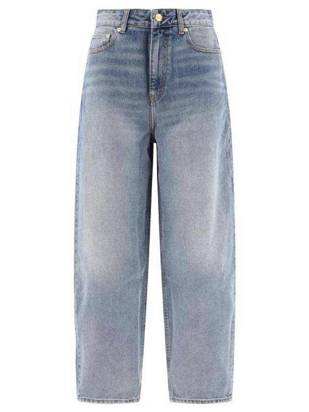 Stary Tapered Leg Jeans Blue - GANNI - BALAAN 2