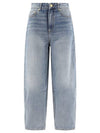 Denim Straight Pants J1641565 BLUE - GANNI - BALAAN 2