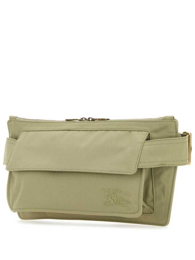 Trench Embroidered Logo Belt Bag Green - BURBERRY - BALAAN 3