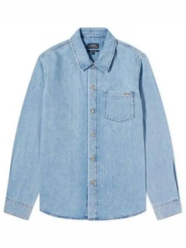 Vittorio Brodee Overshirt Pale Blue - A.P.C. - BALAAN 2