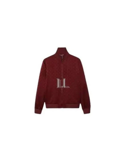 GG Jacquard Zip Up Jacket Red - GUCCI - BALAAN 2