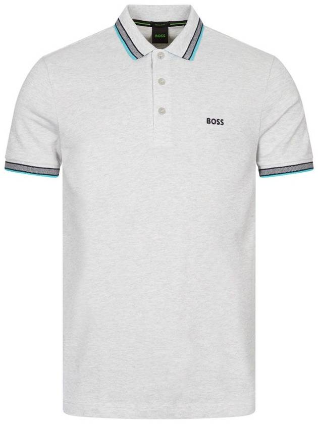 Paddy Cotton Short Sleeve Polo Shirt White - HUGO BOSS - BALAAN 3