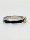 Mini Click Chandal Bracelet Palladium Hardware Noir - HERMES - BALAAN 5