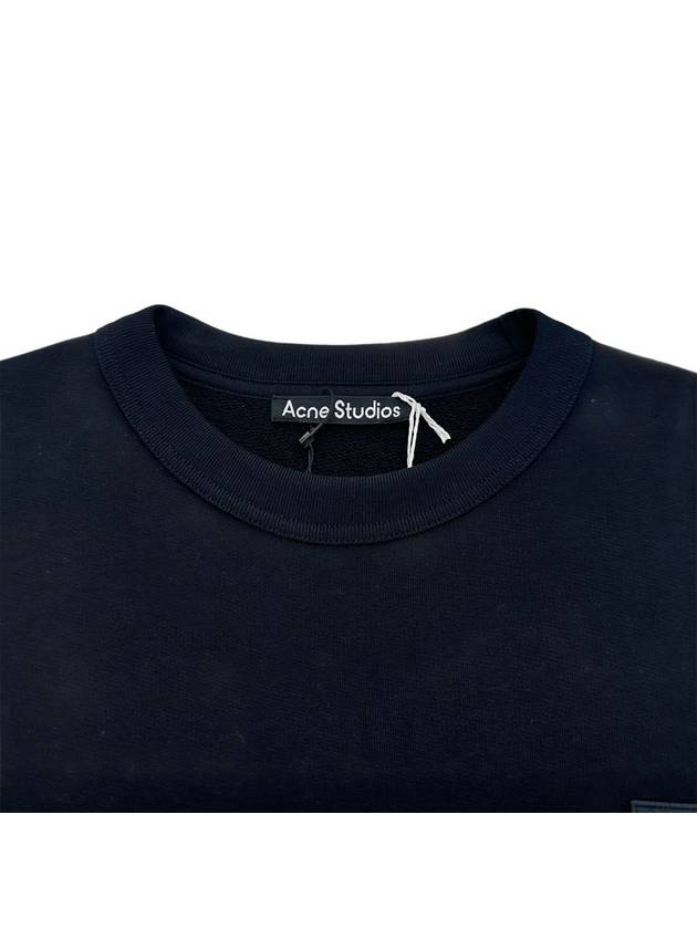 Men's Face Patch Sweatshirt Black - ACNE STUDIOS - BALAAN 5