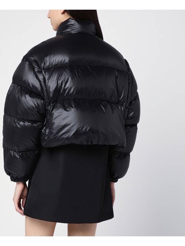 Triangle logo detachable padded vest down jacket black 291805 11a9 f0002 - PRADA - BALAAN 2