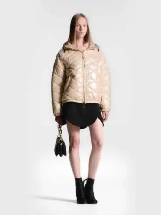 Reversible Quilted Hooded Jacket Beige - LOUIS VUITTON - BALAAN 2