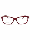 Eyewear Square Eyeglasses Red - SWAROVSKI - BALAAN 1