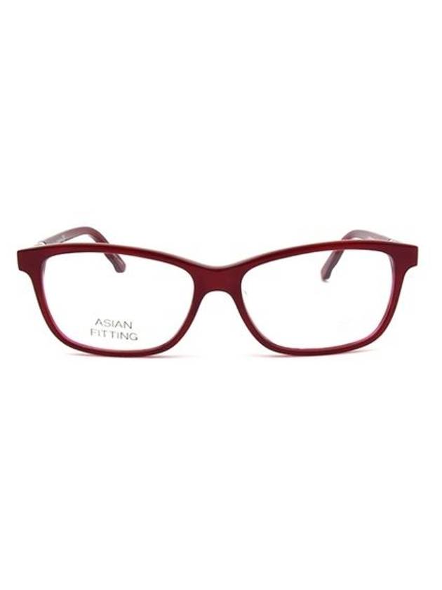 Eyewear Square Eyeglasses Red - SWAROVSKI - BALAAN 1