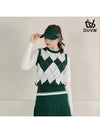 Round Deformation Argyle Knit Vest DD3WSV271RD - DUVIK - BALAAN 4