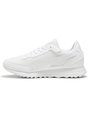 Road Rider Leather Low Top Sneakers White - PUMA - BALAAN 1