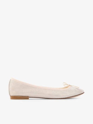 Cendrillon Bow Detail Leather Ballerina White - REPETTO - BALAAN 1