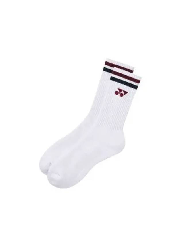 YONEX 235SN003M White Tennis Socks Men s Long - YOUNESS - BALAAN 1