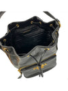 Secchiello Vitello Bucket Bag Black - PRADA - BALAAN 5