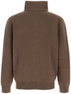 Double Layer Neckline Cardigan Brown - BOTTEGA VENETA - BALAAN 3