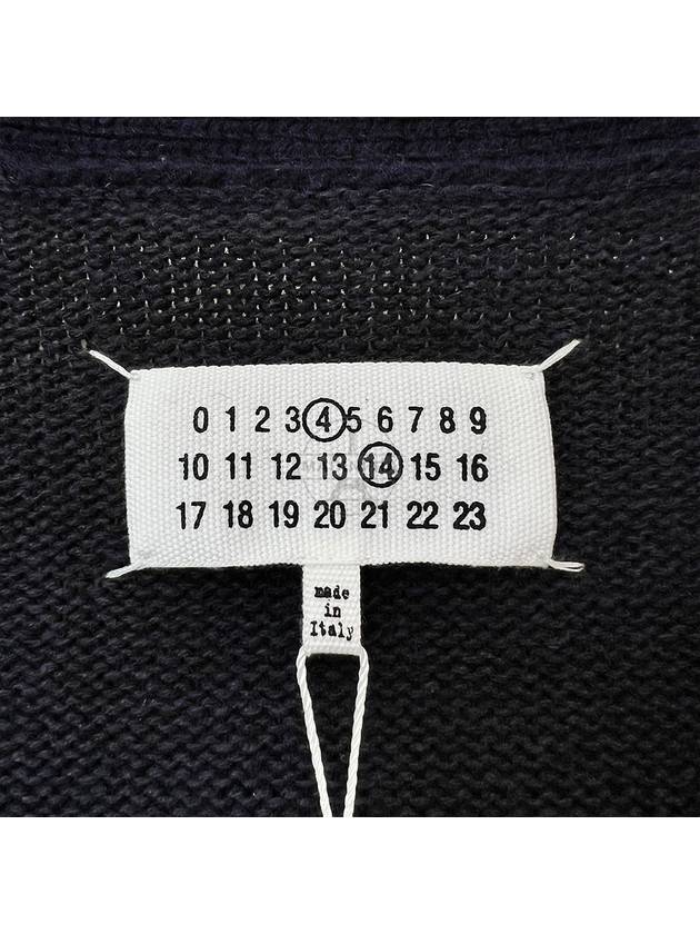 Elbow Patch Cardigan Navy - MAISON MARGIELA - BALAAN 5