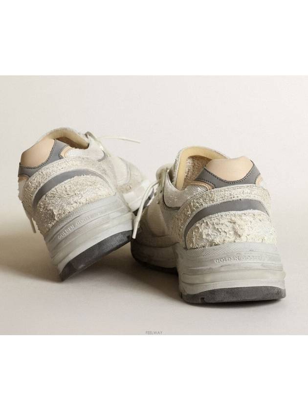 Mesh and Suede Leather Dad-Star Sneakers White Beige - GOLDEN GOOSE - BALAAN 5